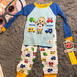 COCOMELON J.J. Cotton Snug-Fit Pajamas Sleepwear Set NWT Toddler's Kid 4T
